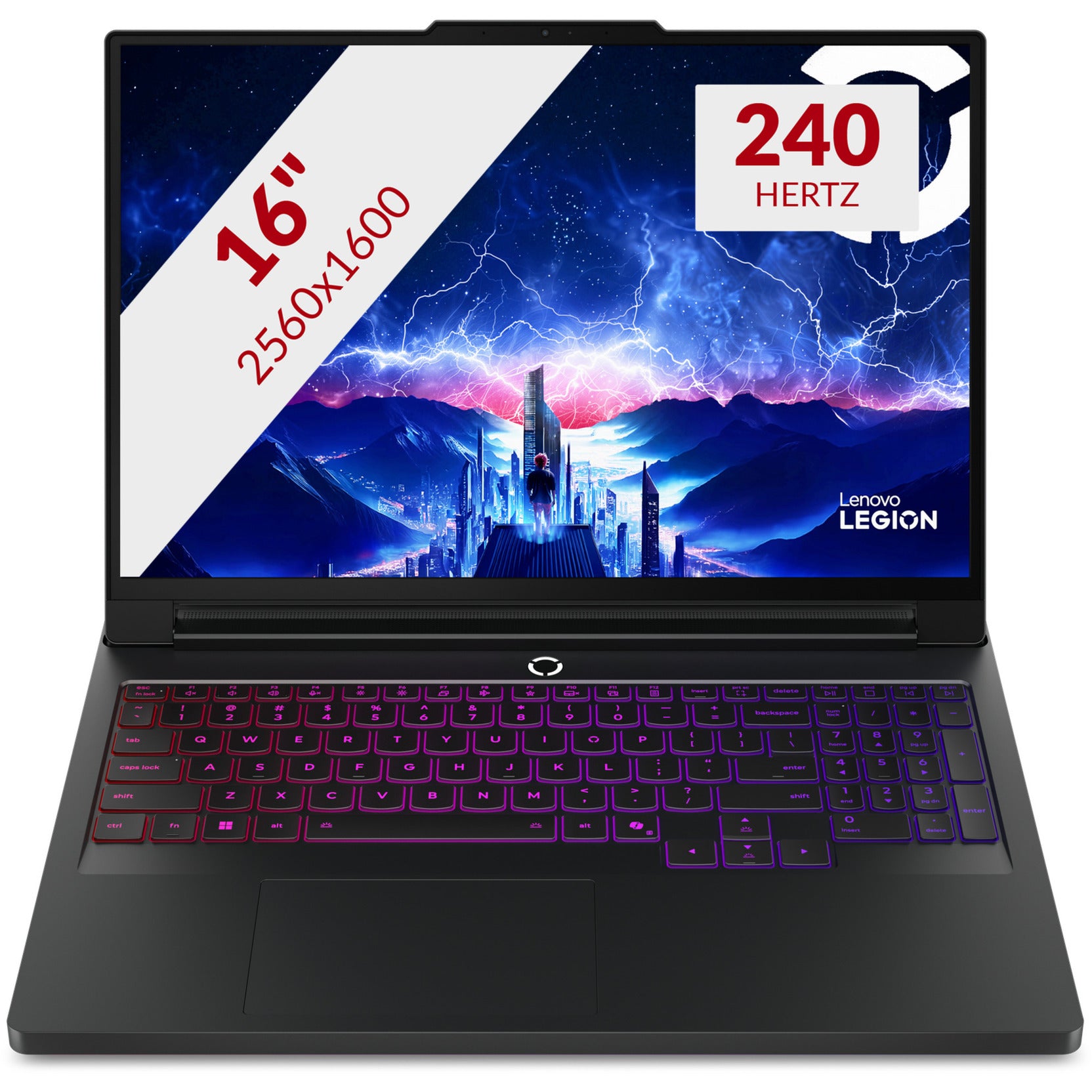 Lenovo legion pro 7 16iax10h (83f5006bmh) 16 copilot+ gaming laptop (zwart | core ultra 9 275hx | rtx 5090 | 64 gb | 2 tb ssd)