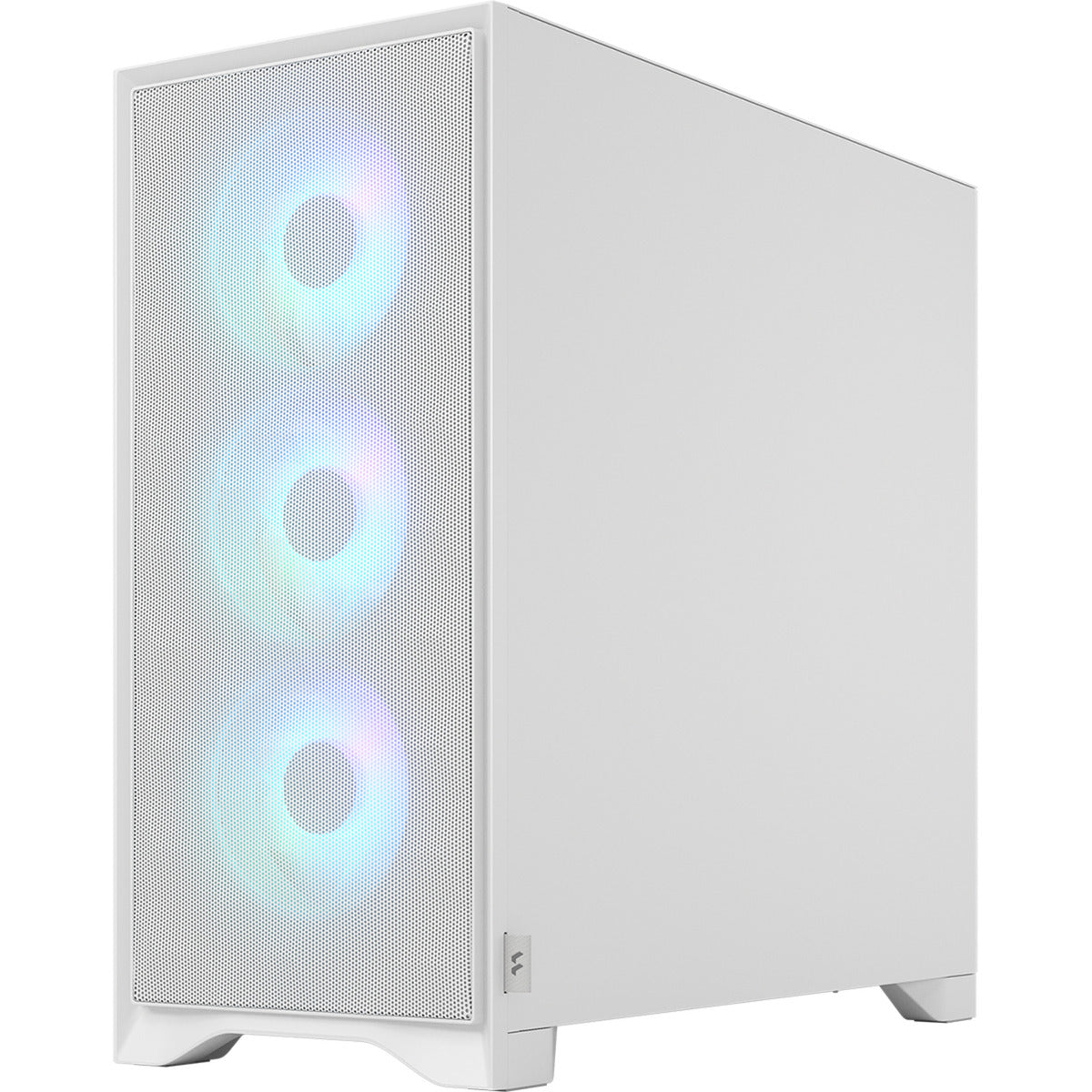 Fractal design pop 2 air rgb midi tower behuizing (wit | 1x usb-a | 1x usb-c | rgb | tempered glass)