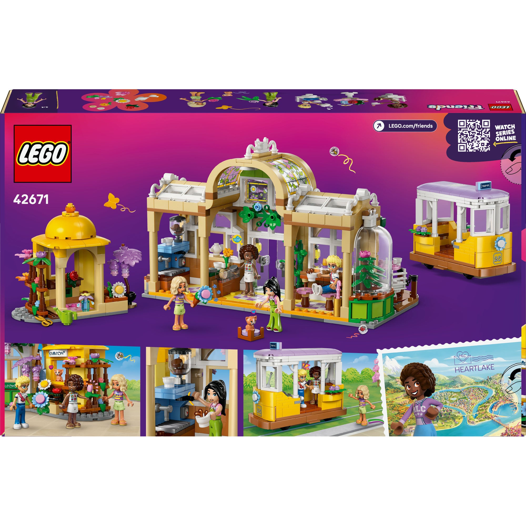 Lego 42671 Friends plantencafé en bloemenwinkel