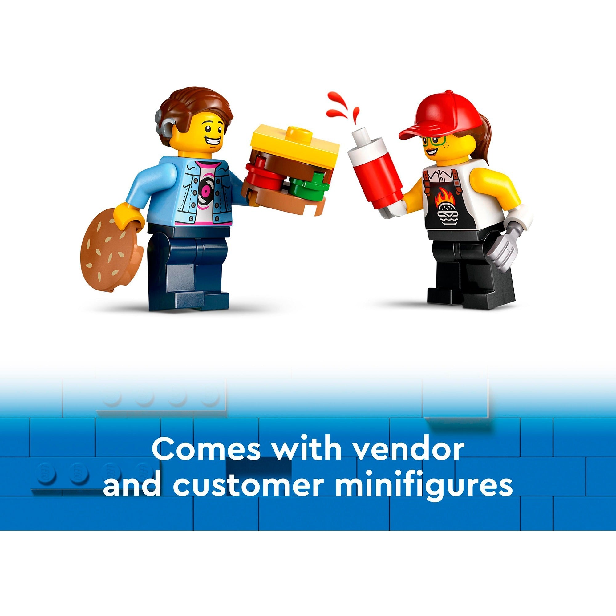 Lego city - hamburgertruck constructiespeelgoed (60404)