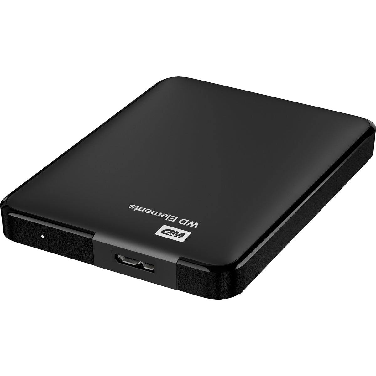 WD Elements Portable 1TB External Hard Drive (Black, BUZG0010BBK-WESN, Micro-USB-B 3.2 (5 Gbit/s))