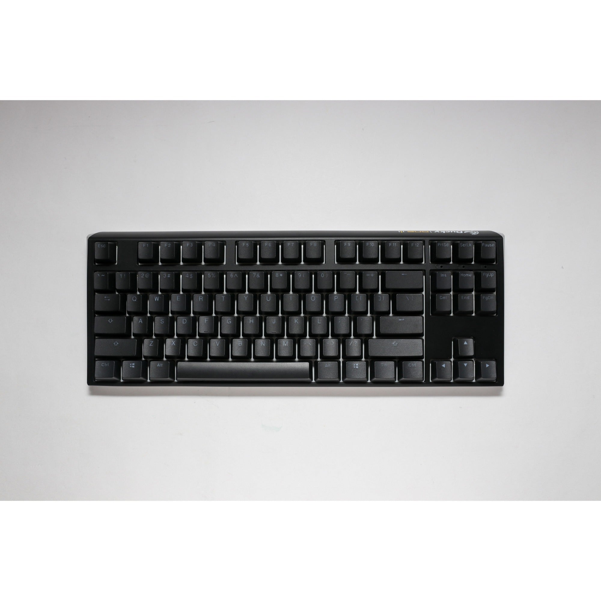 Ducky one 3 classic tkl, toetsenbord (zwart wit, us lay-out, cherry mx speed silver, rgb led, double-shot pbt, hot-swappable, quack mechanics, 80%)