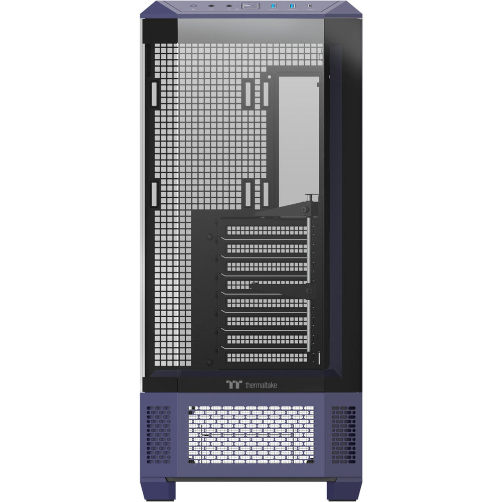 Thermaltake view 600 tg future dusk big tower behuizing (paars zwart | 2x usb-a | 1x usb-c | tempered glass)