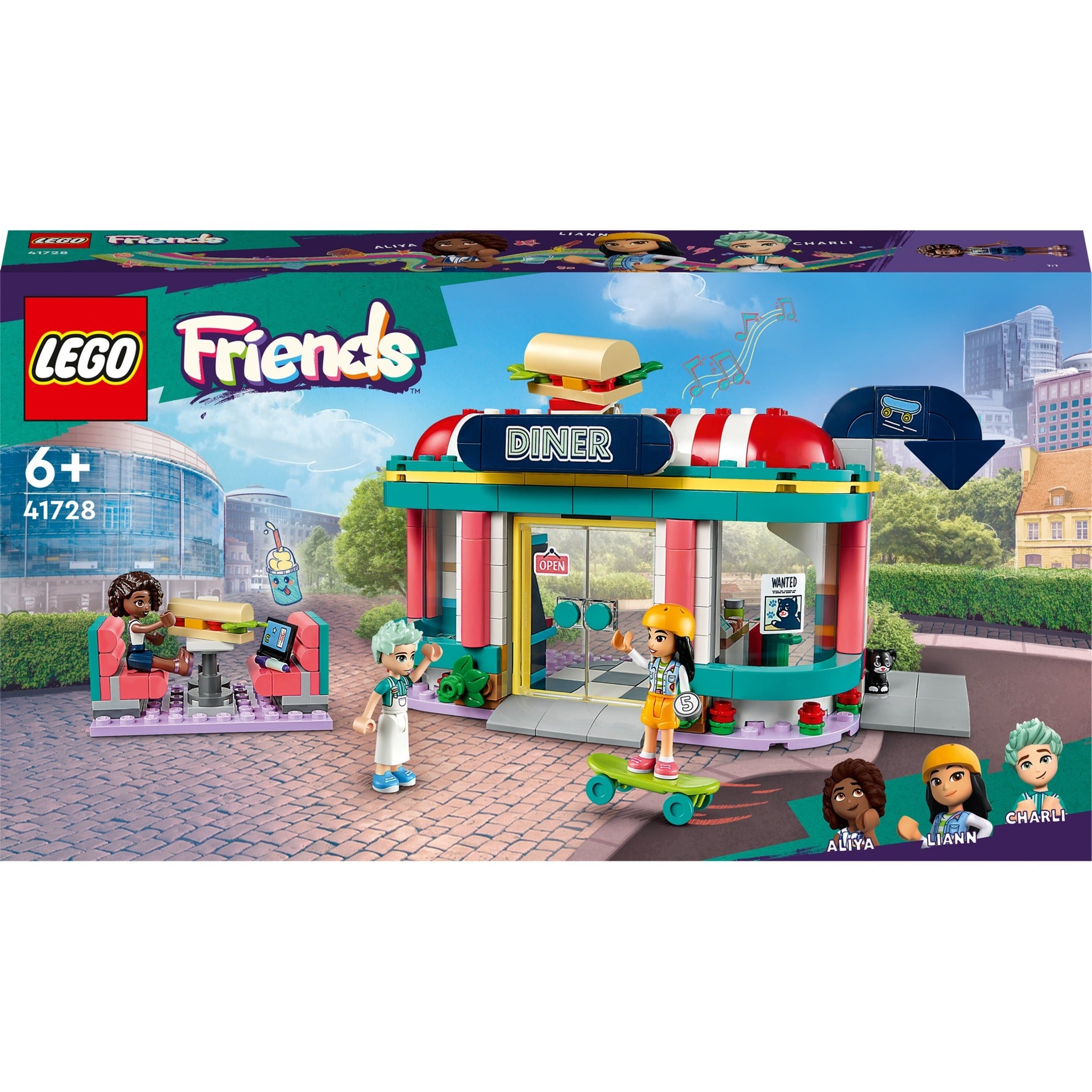 Lego friends - heartlake restaurant in de stad constructiespeelgoed (41728)