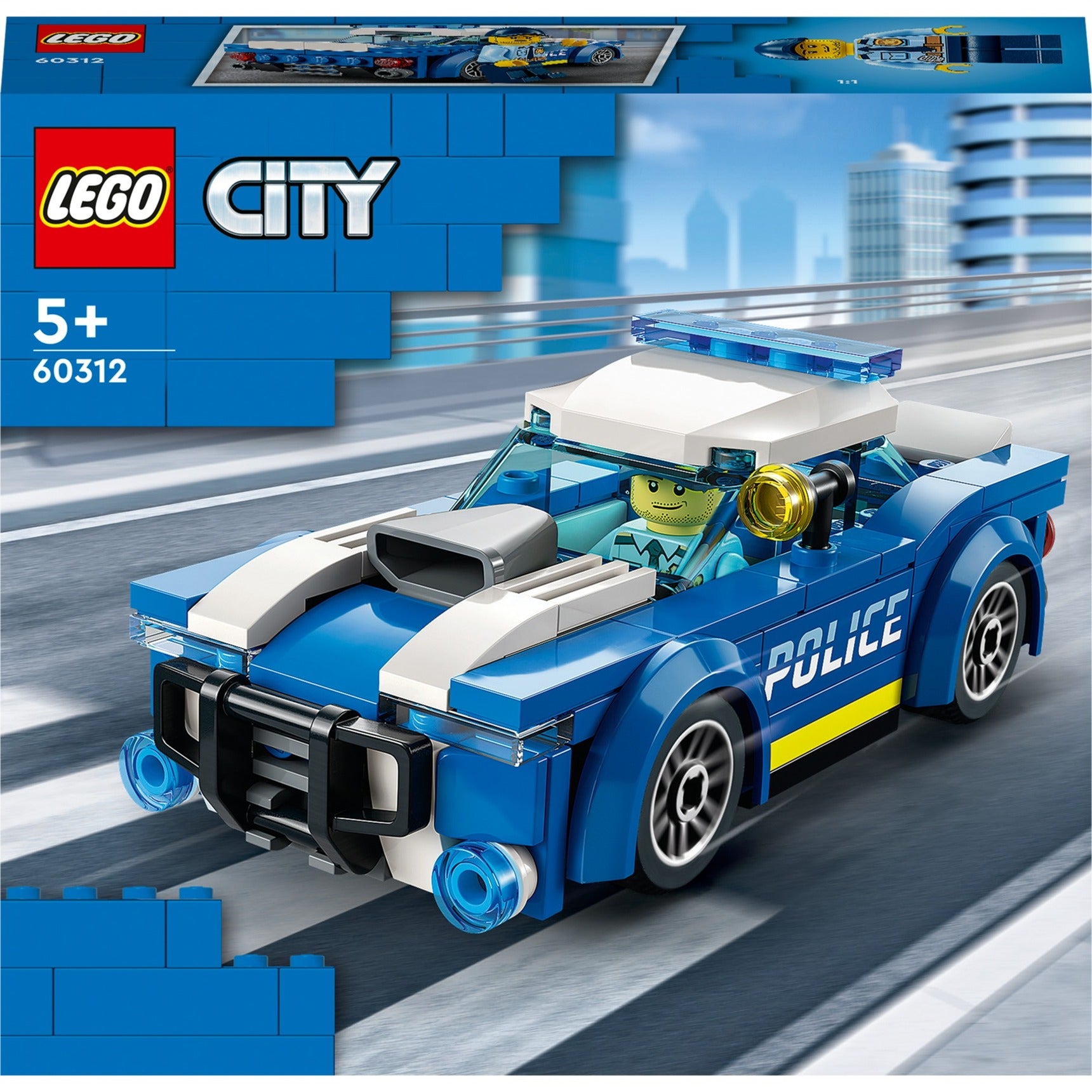 Lego city - politiewagen constructiespeelgoed (60312)