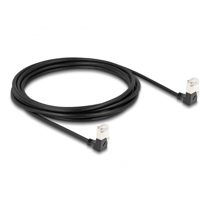 DeLOCK DeLOCK RJ45 Netwerkkabel Cat.6A S FTP Slim 90° naar beneden