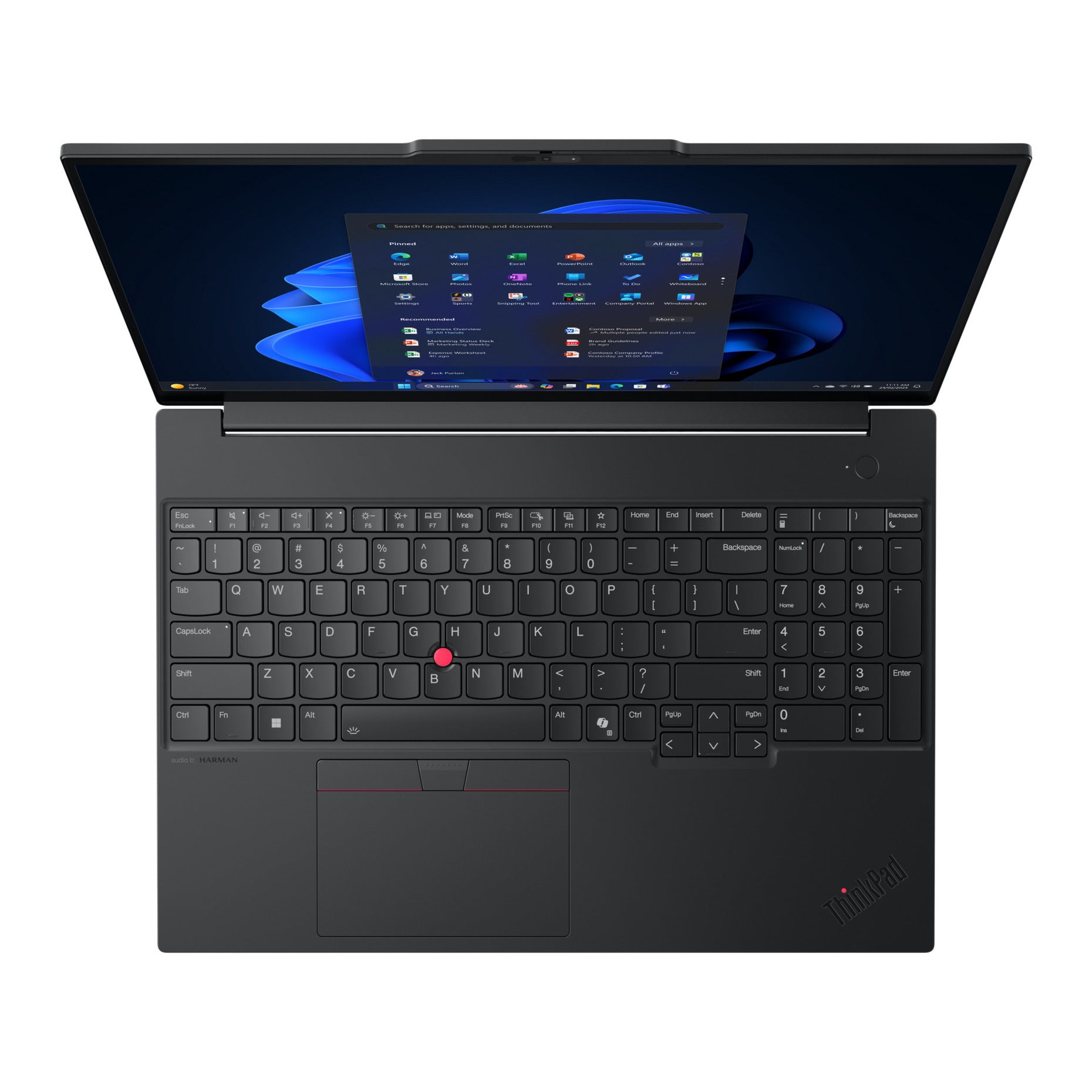 Lenovo thinkpad e16 gen 3 amd (21st005vmh) 16 laptop (zwart | ryzen 5 220 | radeon 740m | 16 gb | 512 gb ssd)