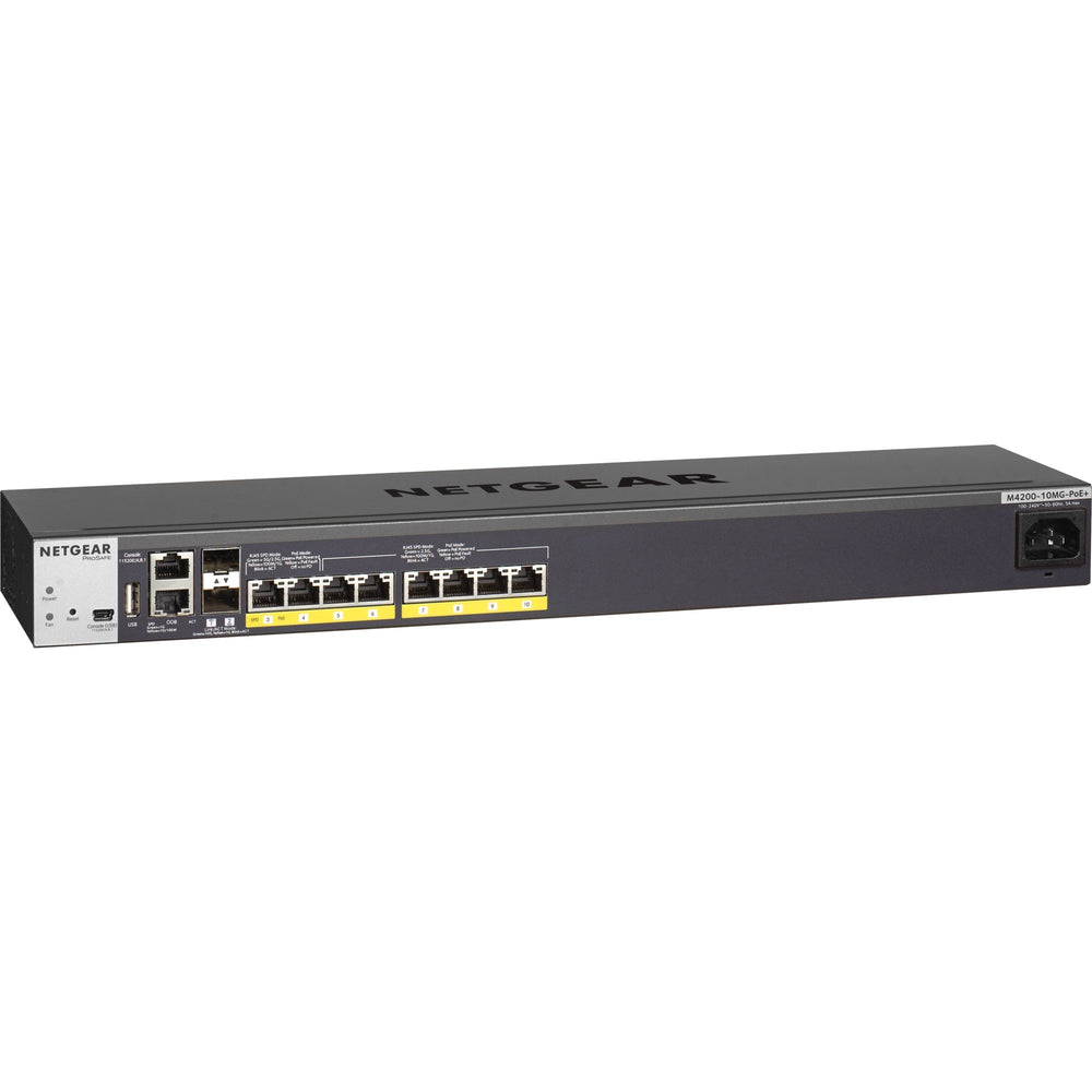 Netgear prosafe m4200-10mg-poe+ switch