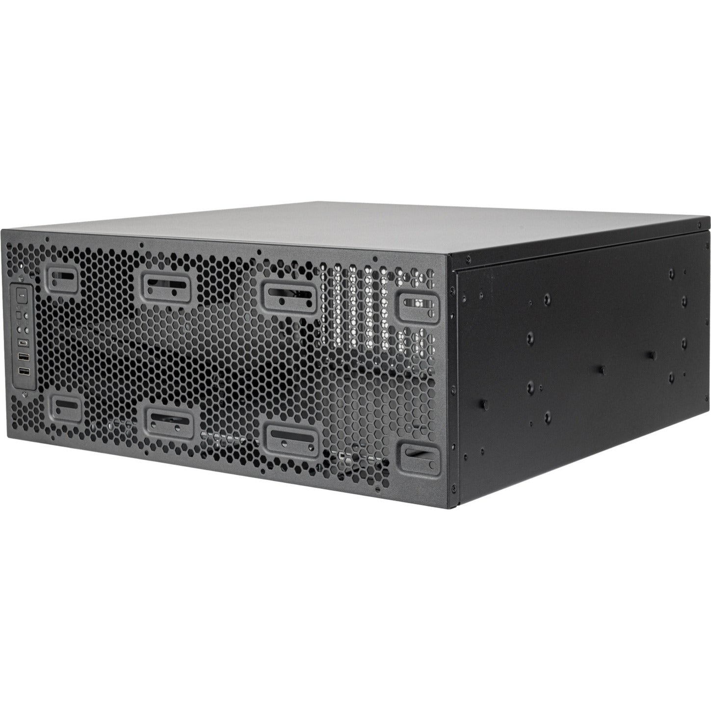 Silverstone rm4a rack behuizing (zwart | 4u | usb-c)
