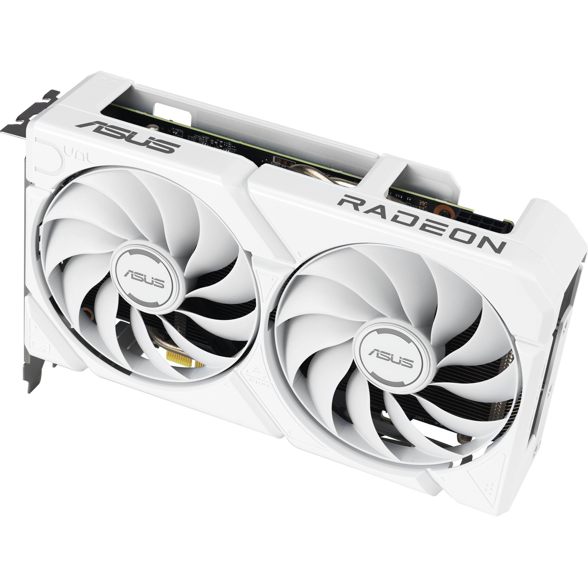 Asus radeon rx 9060 xt dual white edition 16gb grafische kaart (wit, rdna4, gddr6, 2x displayport, 1x hdmi 2.1)
