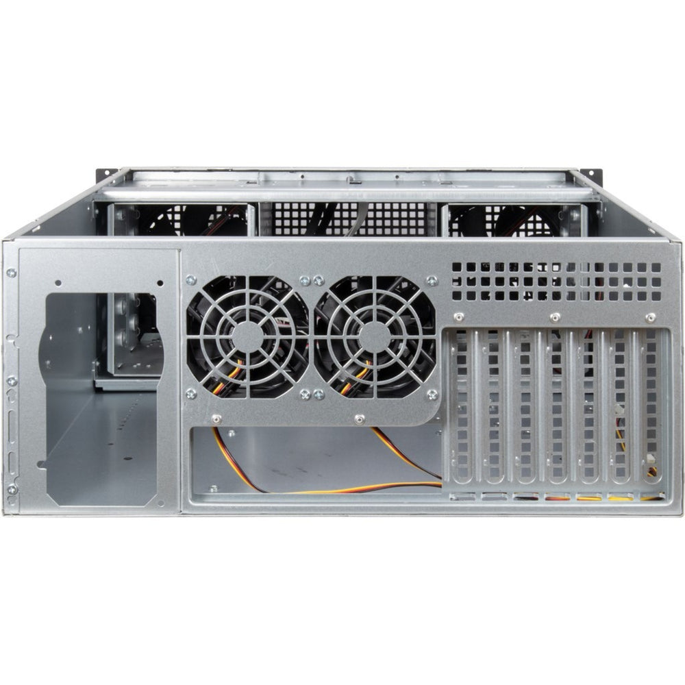 Inter-tech 4u 40248 rack behuizing (zwart | 2x usb-a)