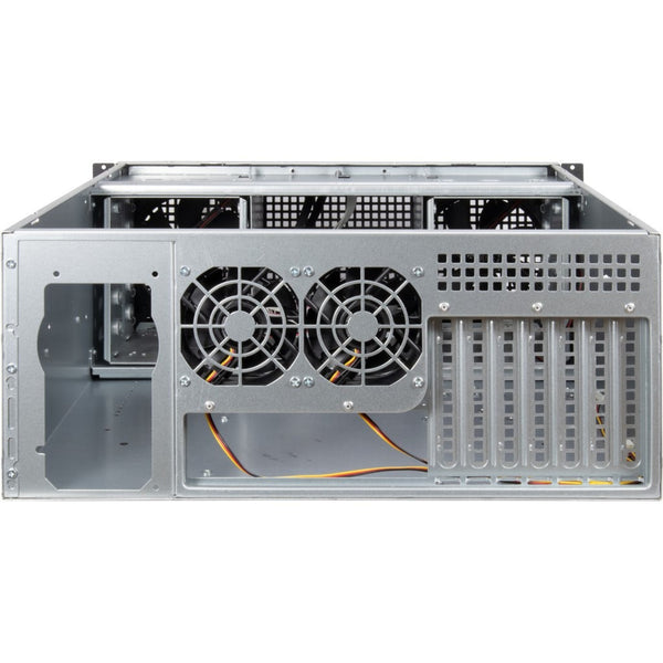 Inter-tech 4U 40248 Rackmount Chassis (Black | 2x USB-A)