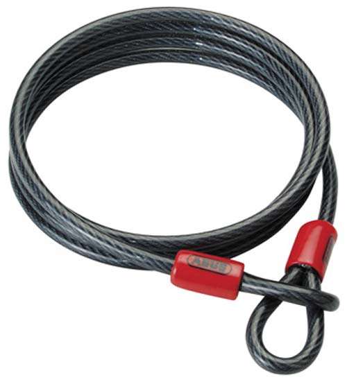 Abus Cobra 10 200 - Kabelslot, 2m, Zwart