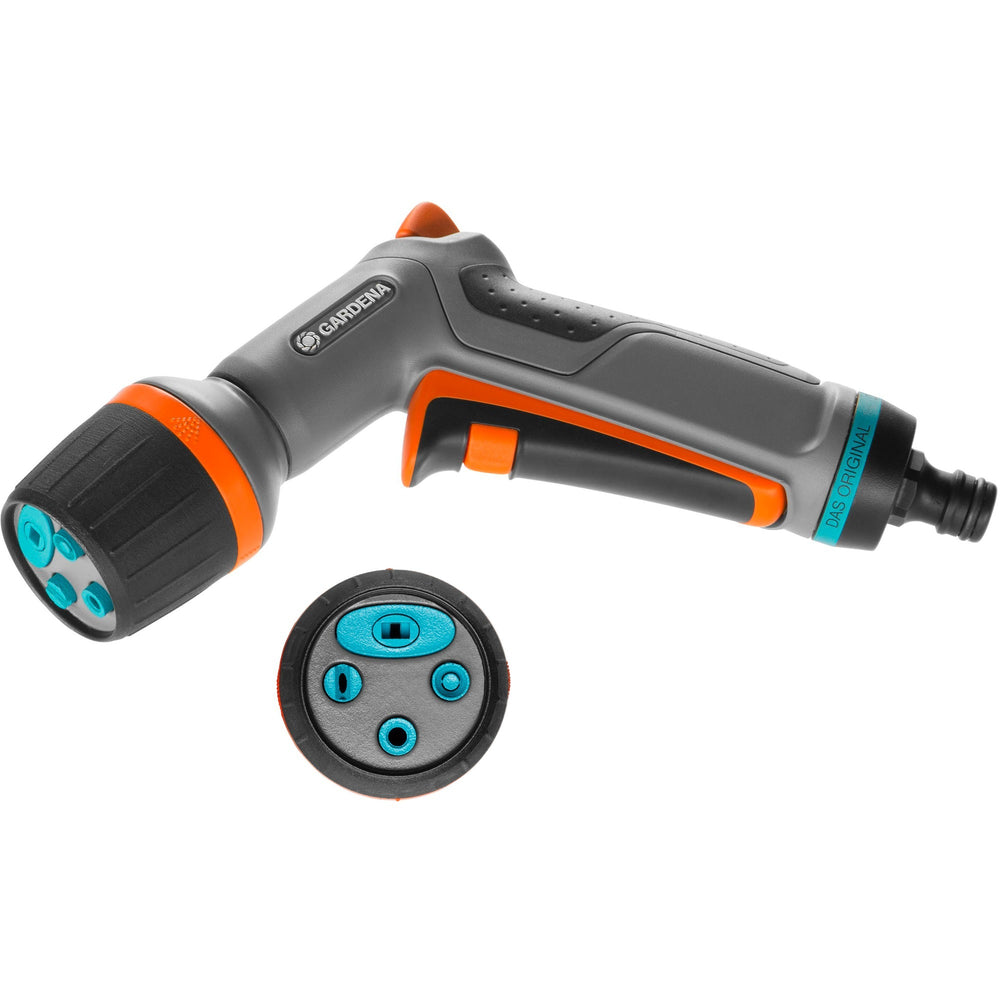 Gardena comfort reinigingspistool ecopulse spuitpistool (grijs oranje, 18304-20)