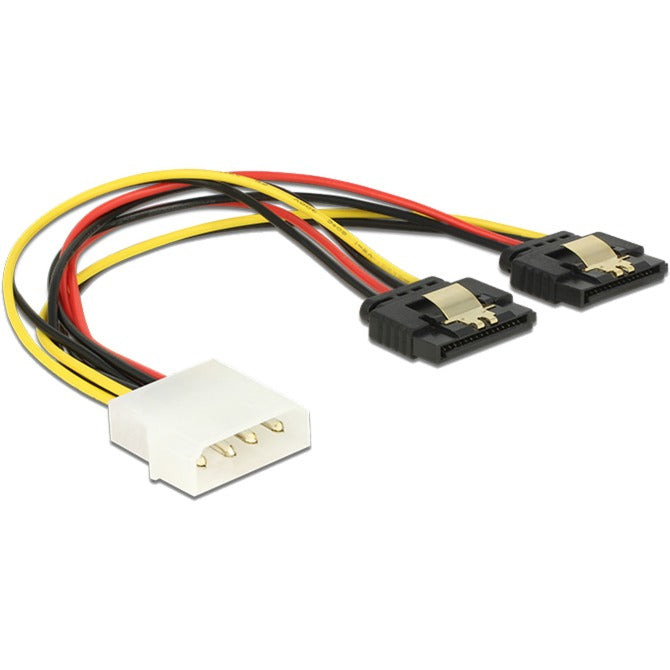 DeLOCK Molex 4-pin male > 2 x SATA 15-pin
