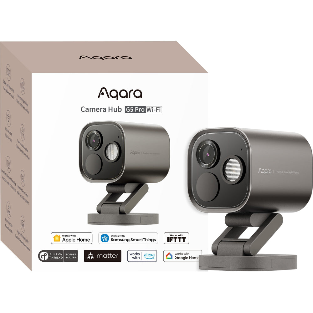 Aqara camera hub g5 pro wi-fi (grijs, kleurennachtzicht)