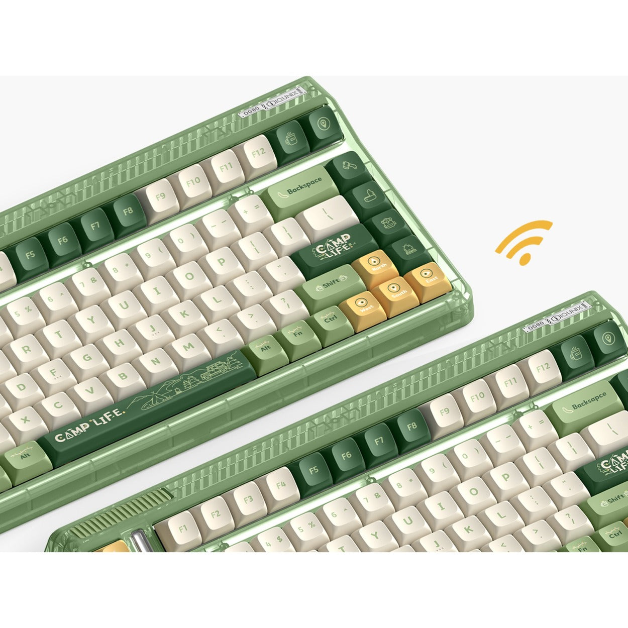 Iqunix OG80 Camping Draadloos Mechanisch Toetsenbord