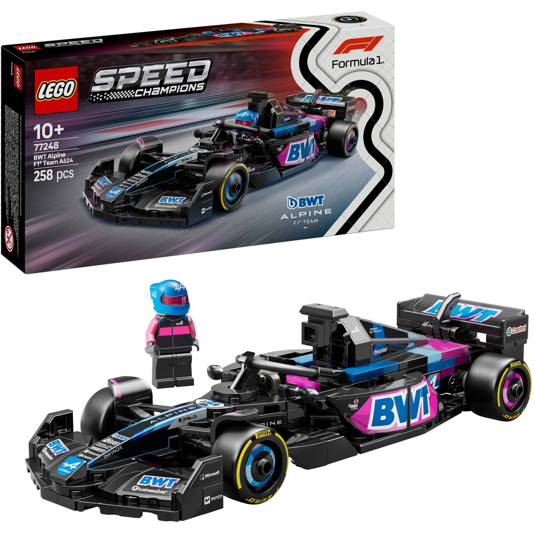 Lego speedkampioenen 77248 bwt alpine f1 team a524 racewagen