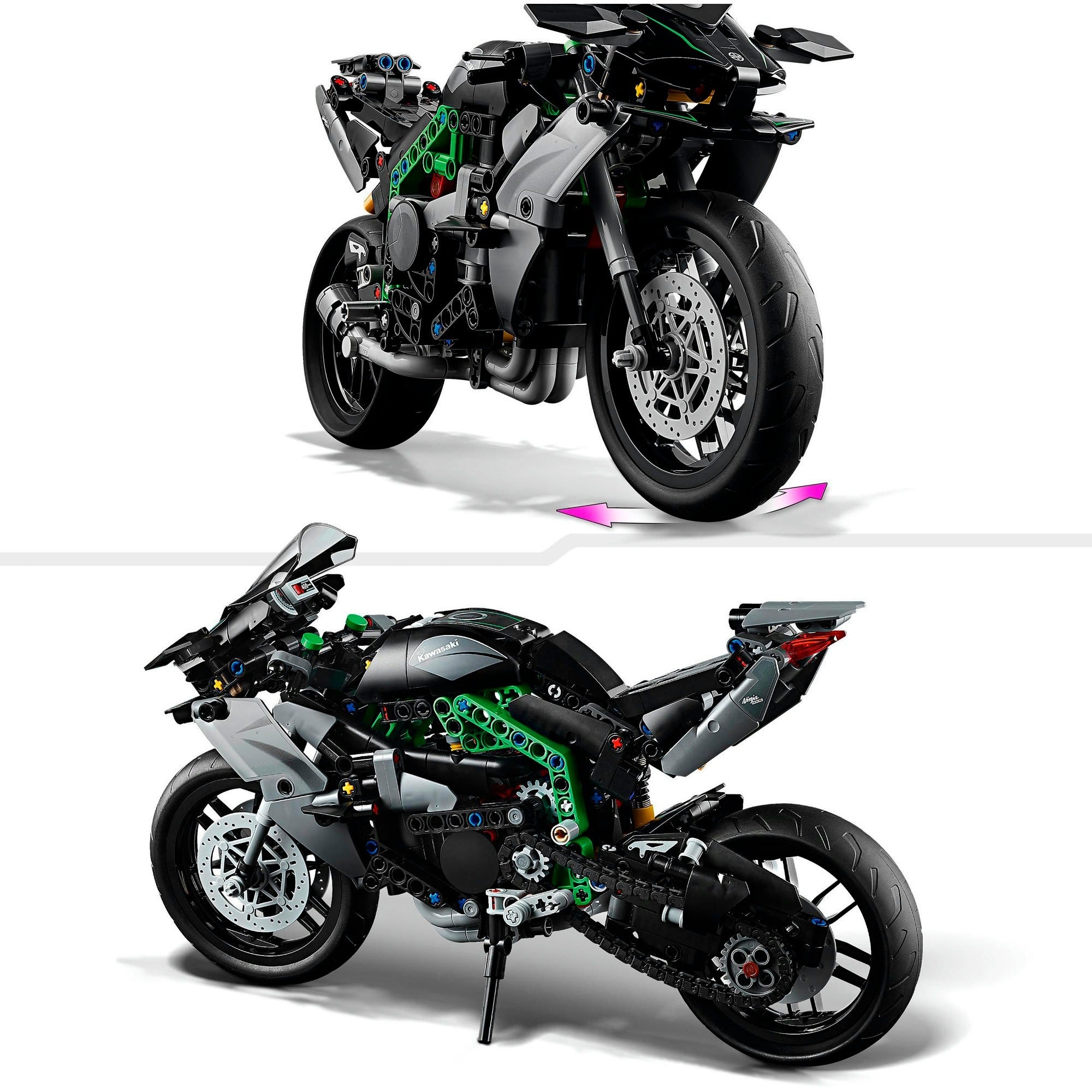 Lego Technic 42170 Kawasaki Ninja H2R motorfiets