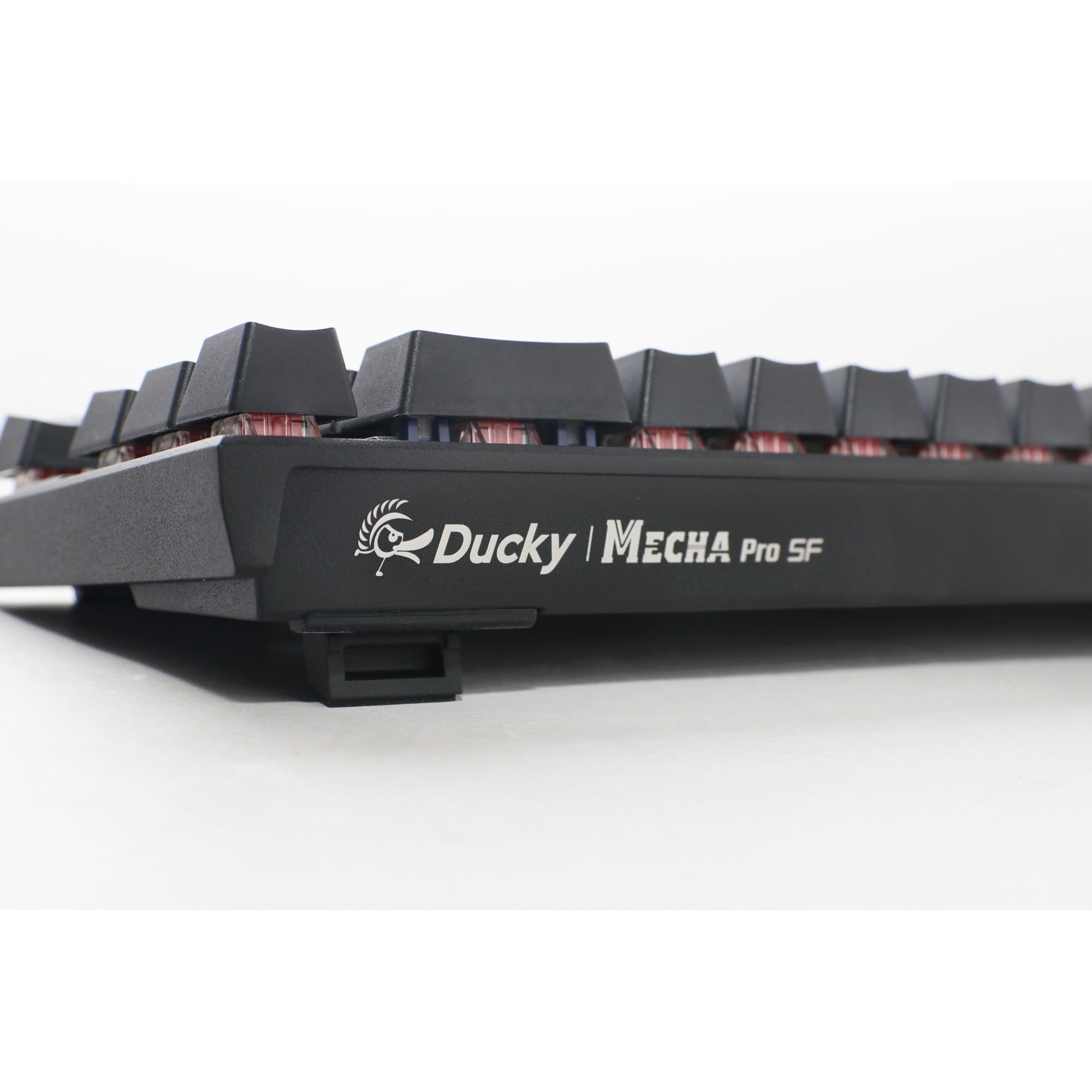 Ducky mecha pro sf, toetsenbord (zwart, us lay-out, cherry mx silent red, rgb leds, 65%, pbt double-shot)