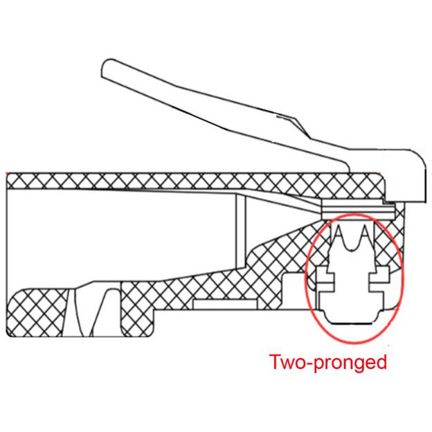 Goobay rj45 plug, cat 5e stp stekker (grijs, 10 stuks)