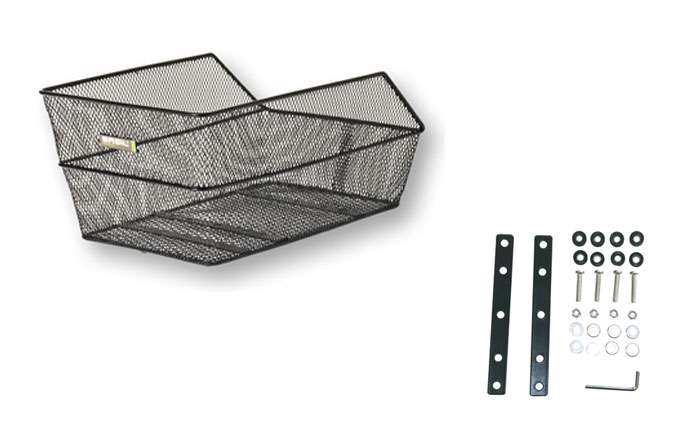 Basil Cento S - fietsmand - achterop - zwart