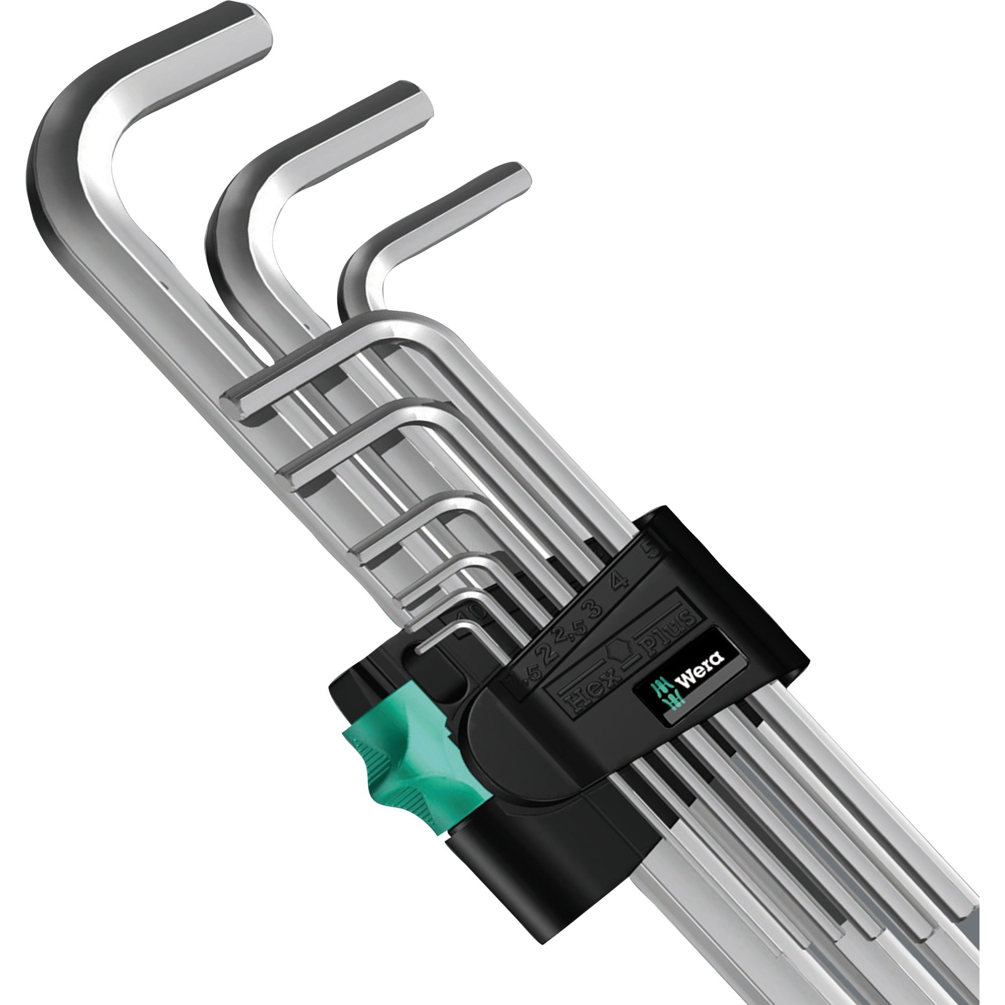 Wera 950 pkls 9 sm sb stifsleutelset, metrisch, verchroomd, 9 -delig - 1 stuk(s) - 05073594001