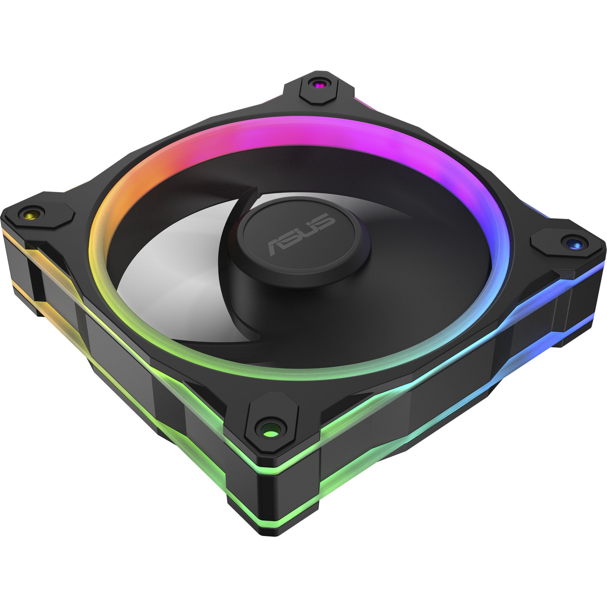 Asus prime mr120 argb fan - triple pack case fans (zwart, 3 stuks, 120 x 120 x 28 mm, 3 stuks)