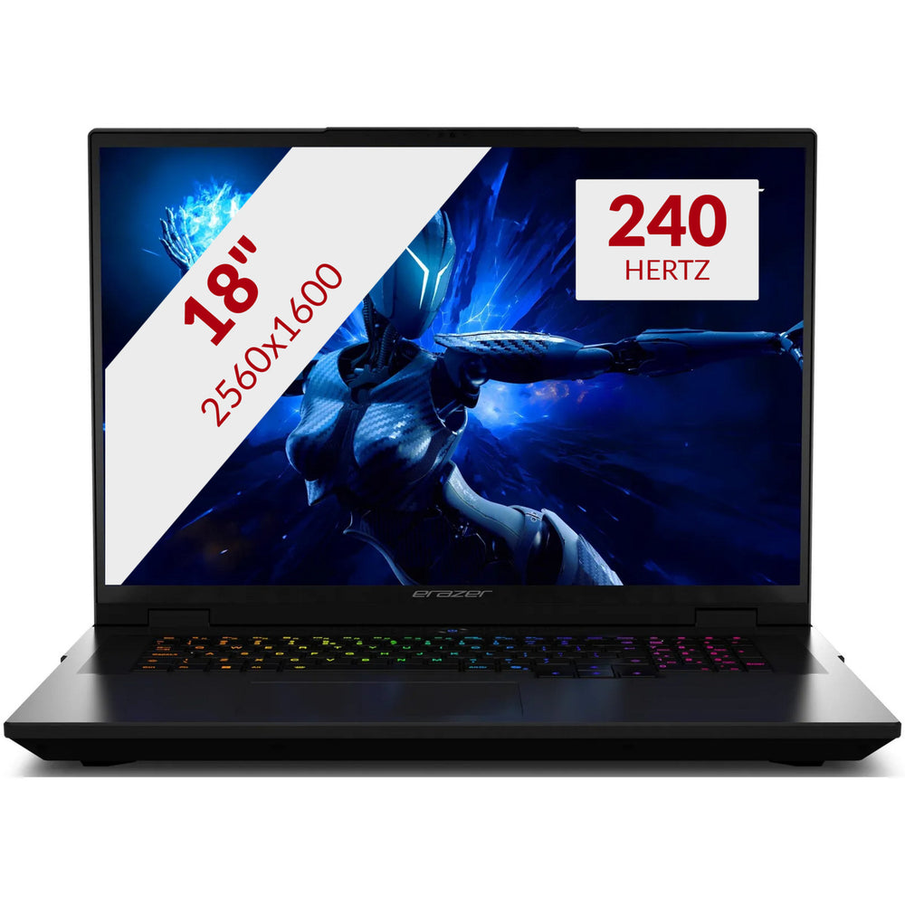 Erazer beast 18 x1 md62731 18 gaming laptop (zwart | core ultra 9 275hx | rtx 5080 | 32 gb | 2 tb ssd)
