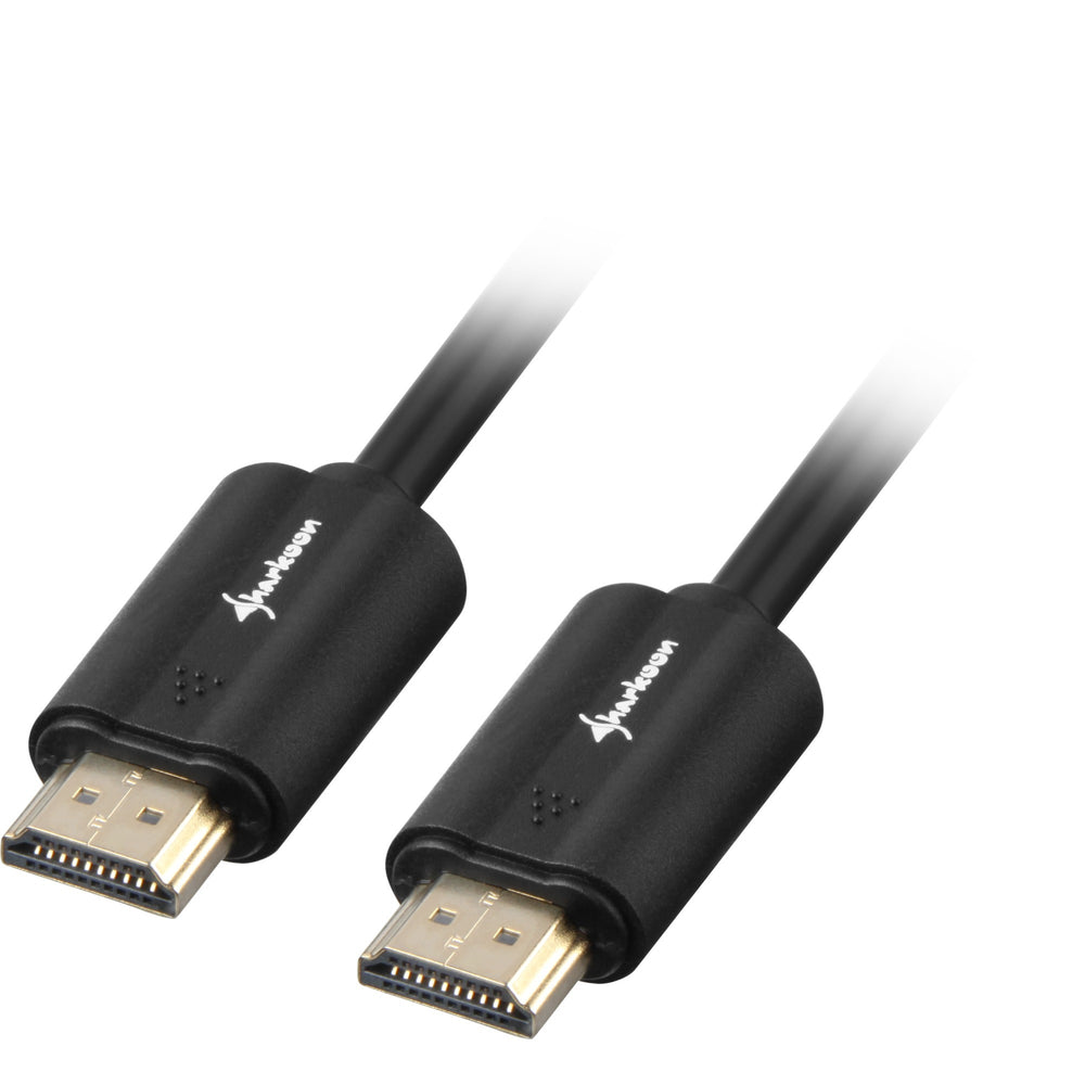 Sharkoon hdmi 2.0 kabel (zwart, 1 meter, 4k)