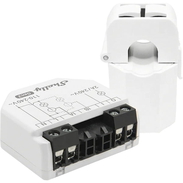 Shelly em gen3 - (1 x 50a ct included) elektriciteitsmeter bluetooth, wifi