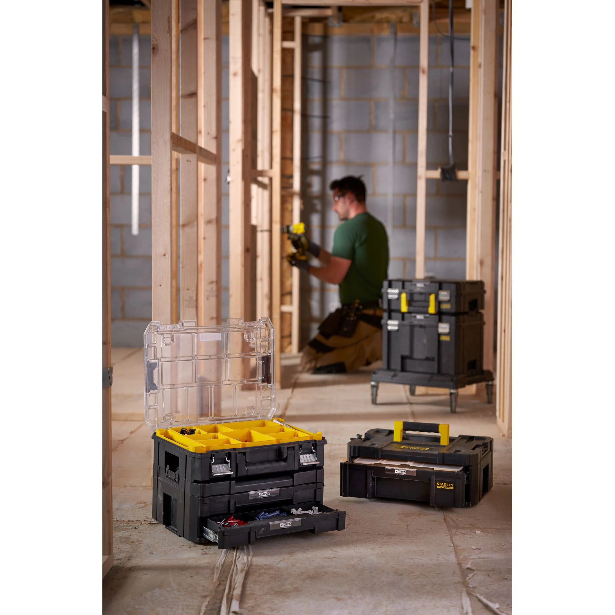Stanley koffers stanley fatmax tstak organizer compact fmst82967-1 - fmst82967-1