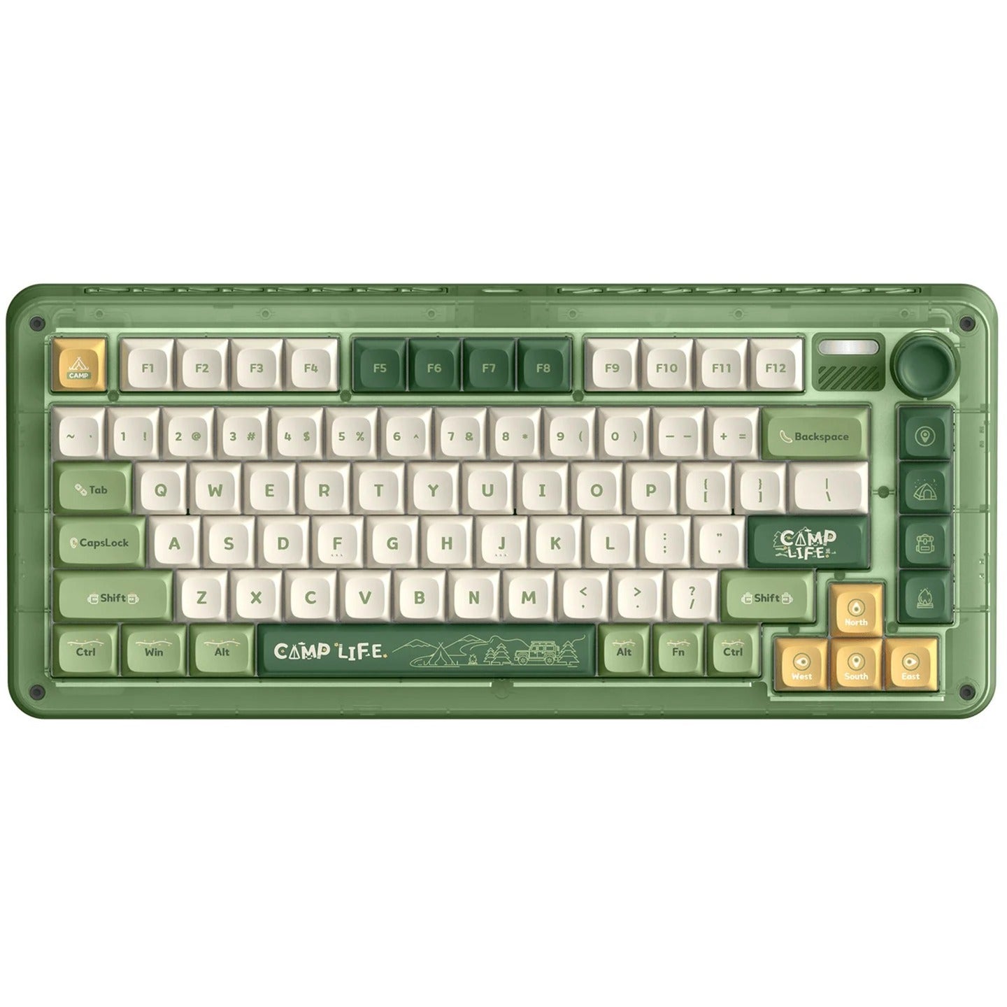 Iqunix ZX75 Camping Draadloos Mechanisch Toetsenbord
