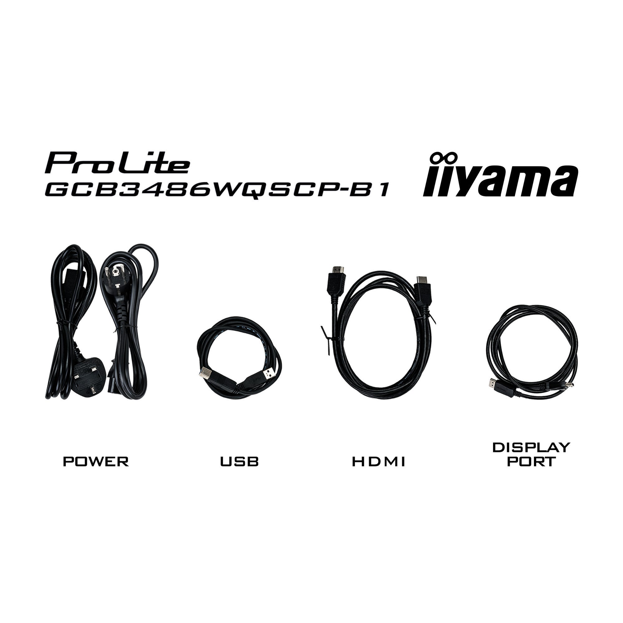 Iiyama g-master gold phoenix gcb3486wqscp-b1 34 curved ultrawide gaming monitor (zwart, 2x hdmi, displayport, 2x usb-a, 2x usb-c, rj-45, 240 hz)