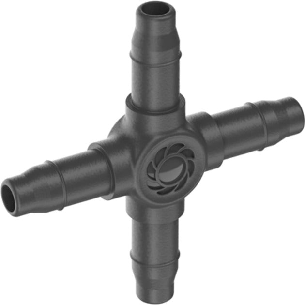 Gardena Cross Connector 4.6 mm (3/16") (dark grey, 10 pieces)