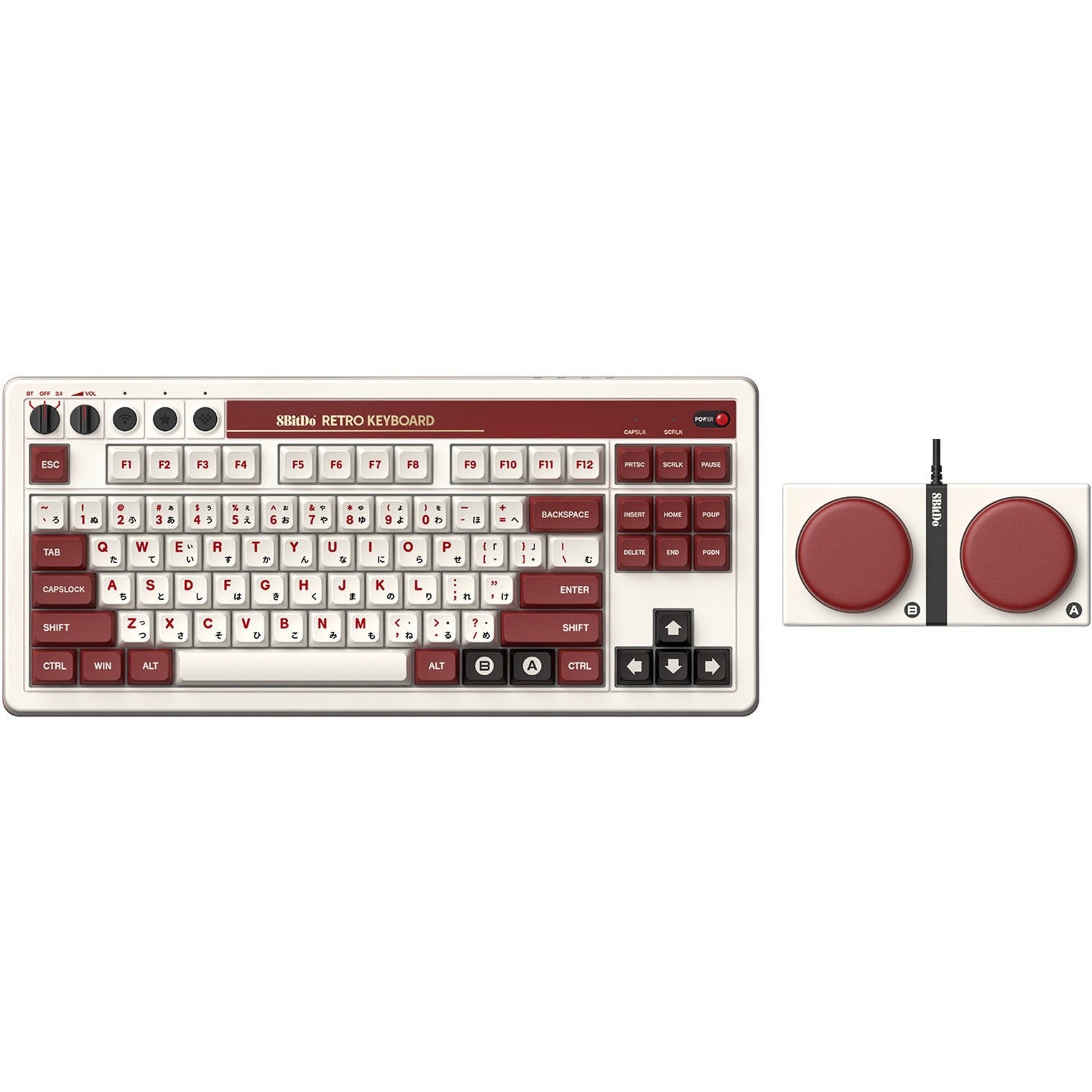 8BitDo Retro Mechanisch Toetsenbord Fami Edition