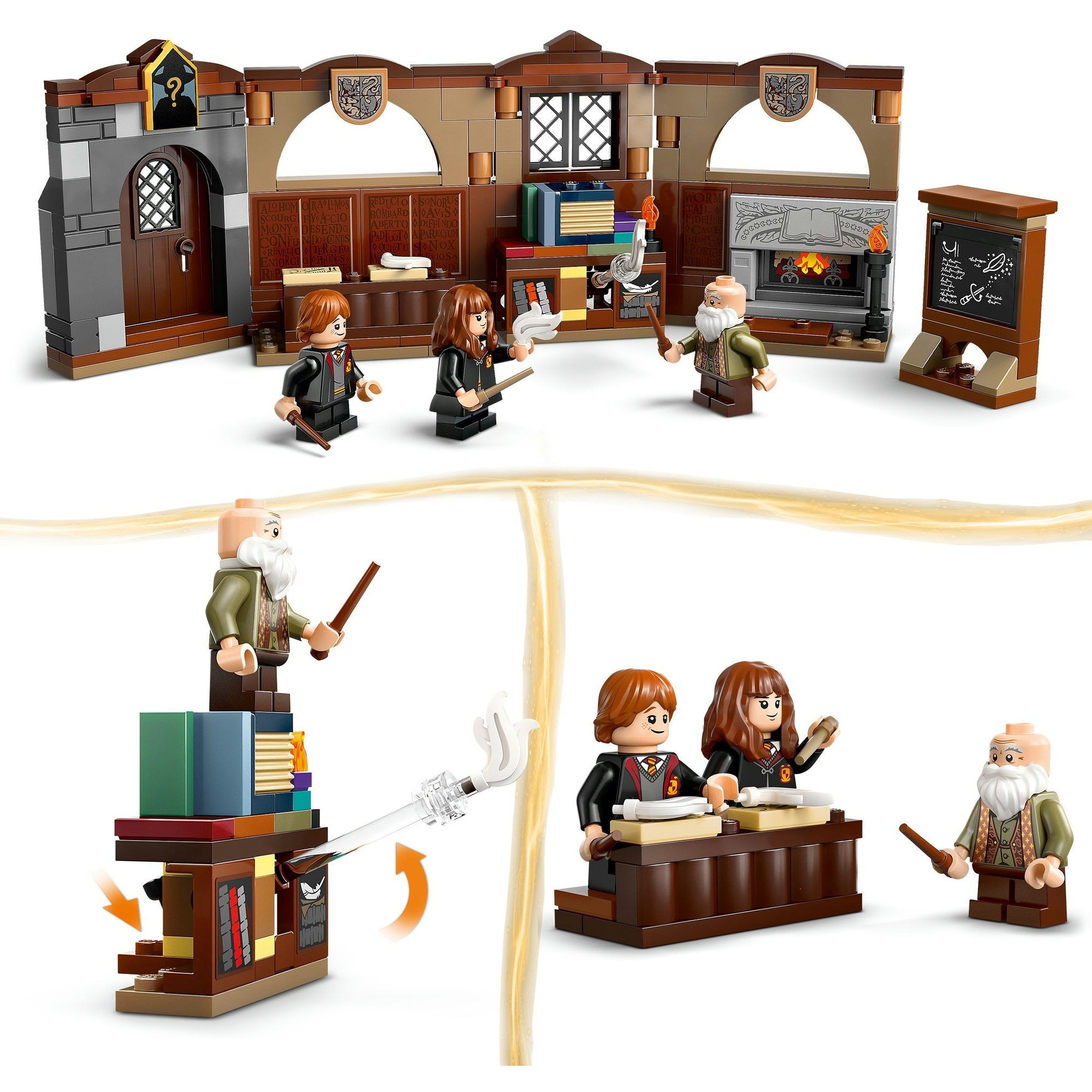 Lego 76442 harry potter kasteel zwijnstein: toverspreukenles