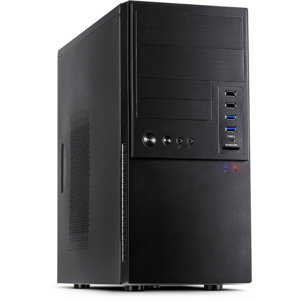 Inter-tech it-6865 midi tower case (black | 4x usb-a | 1x usb-c)