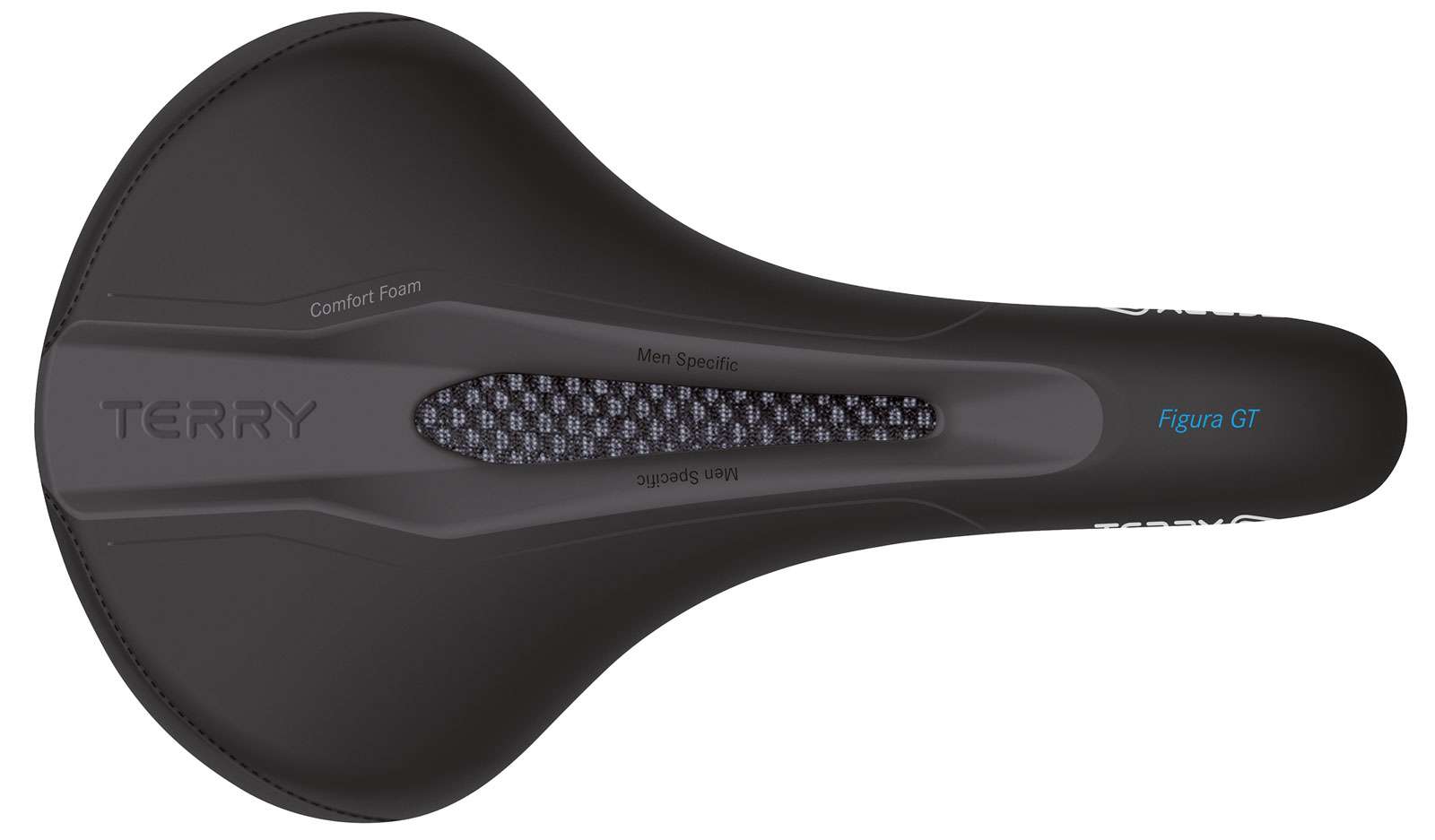 Terry zadel Figura GT heren zwart
