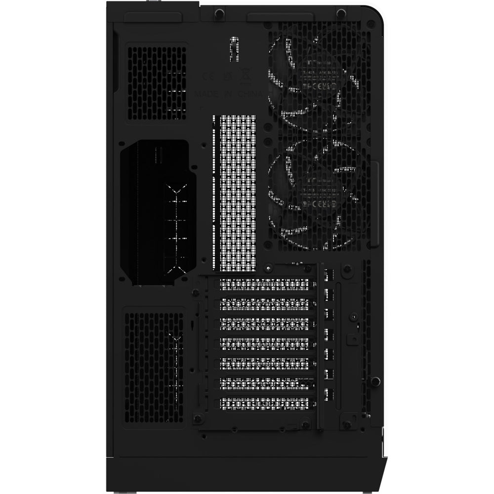 Thermaltake view 390 air midi tower behuizing (zwart | 2x usb-a | 1x usb-c | tempered glass)