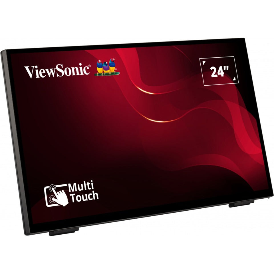 Viewsonic frameless touch monitor met 10-punts pcap 24 (zwart, hdmi, displayport, vga)