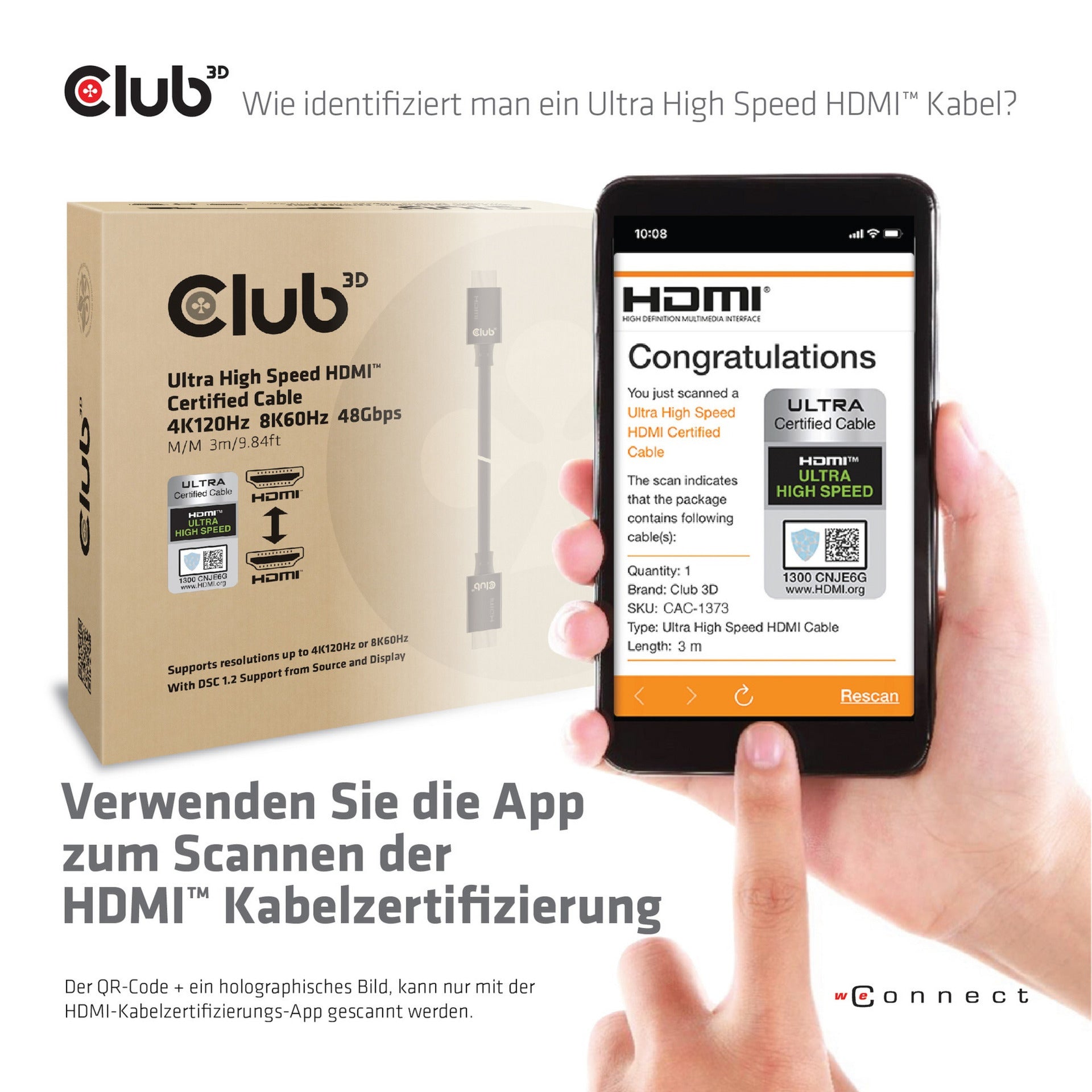 Club 3D Club 3D Ultrahoge Snelheid HDMI