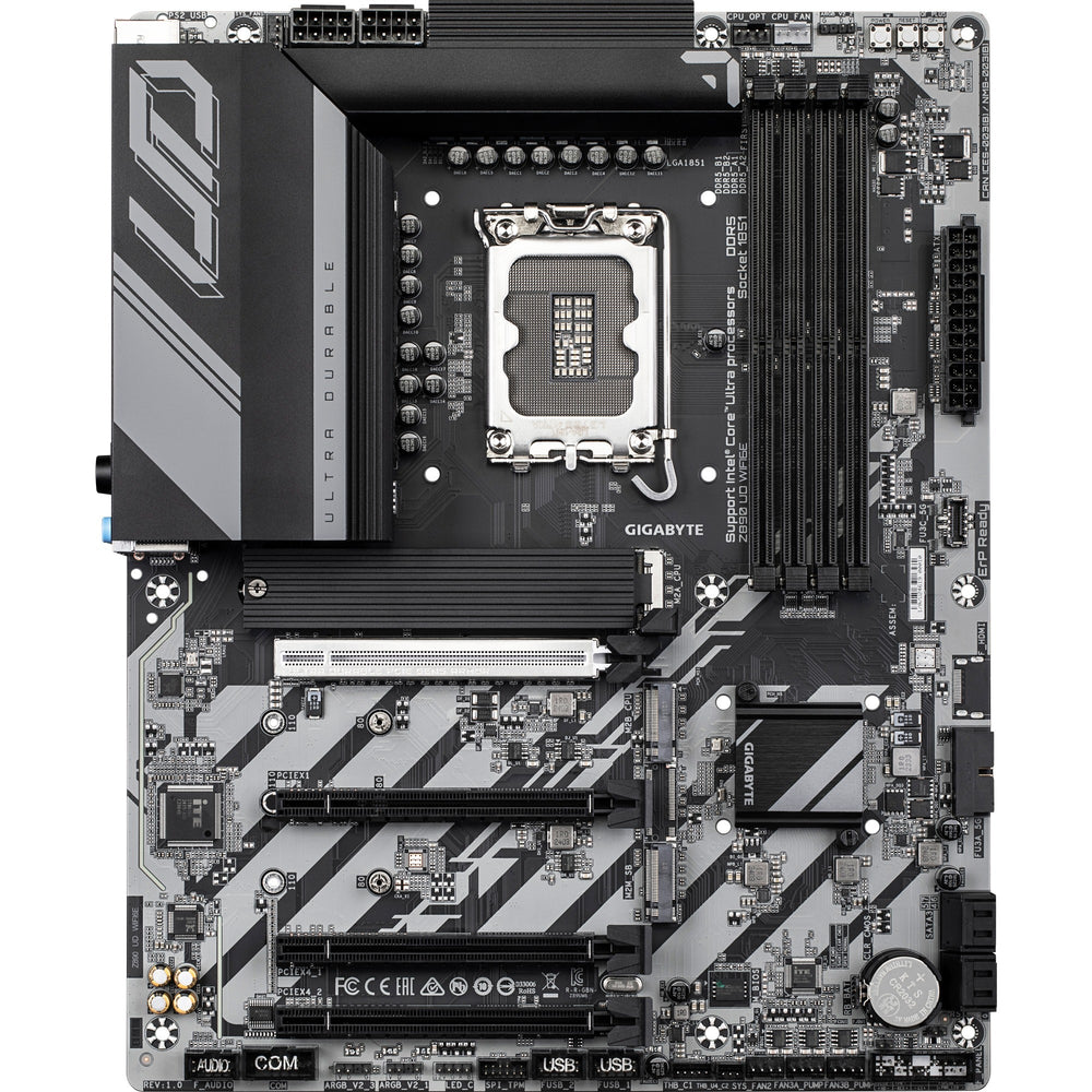 Gigabyte z890 ud wifi6e socket 1851 moederbord (raid, 2.5gb-lan, wi-fi 6e, bt, sound, atx)