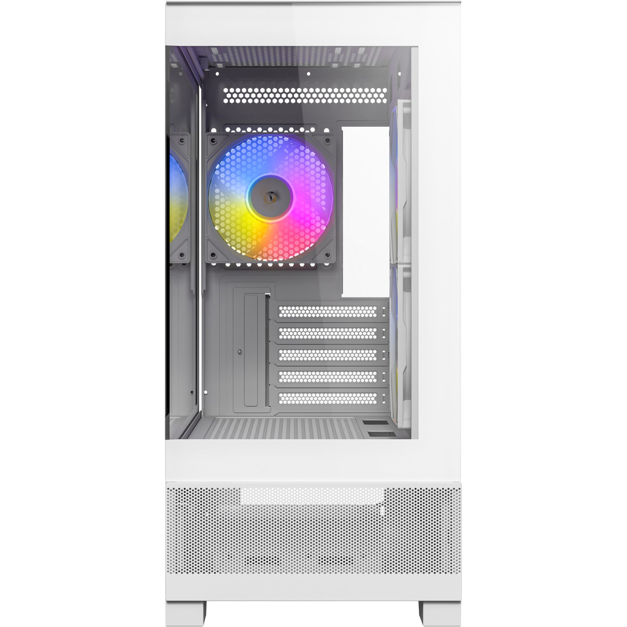 Antec cx500m argb mini tower behuizing (wit | 2x usb-a | 1x usb-c | tempered glass)