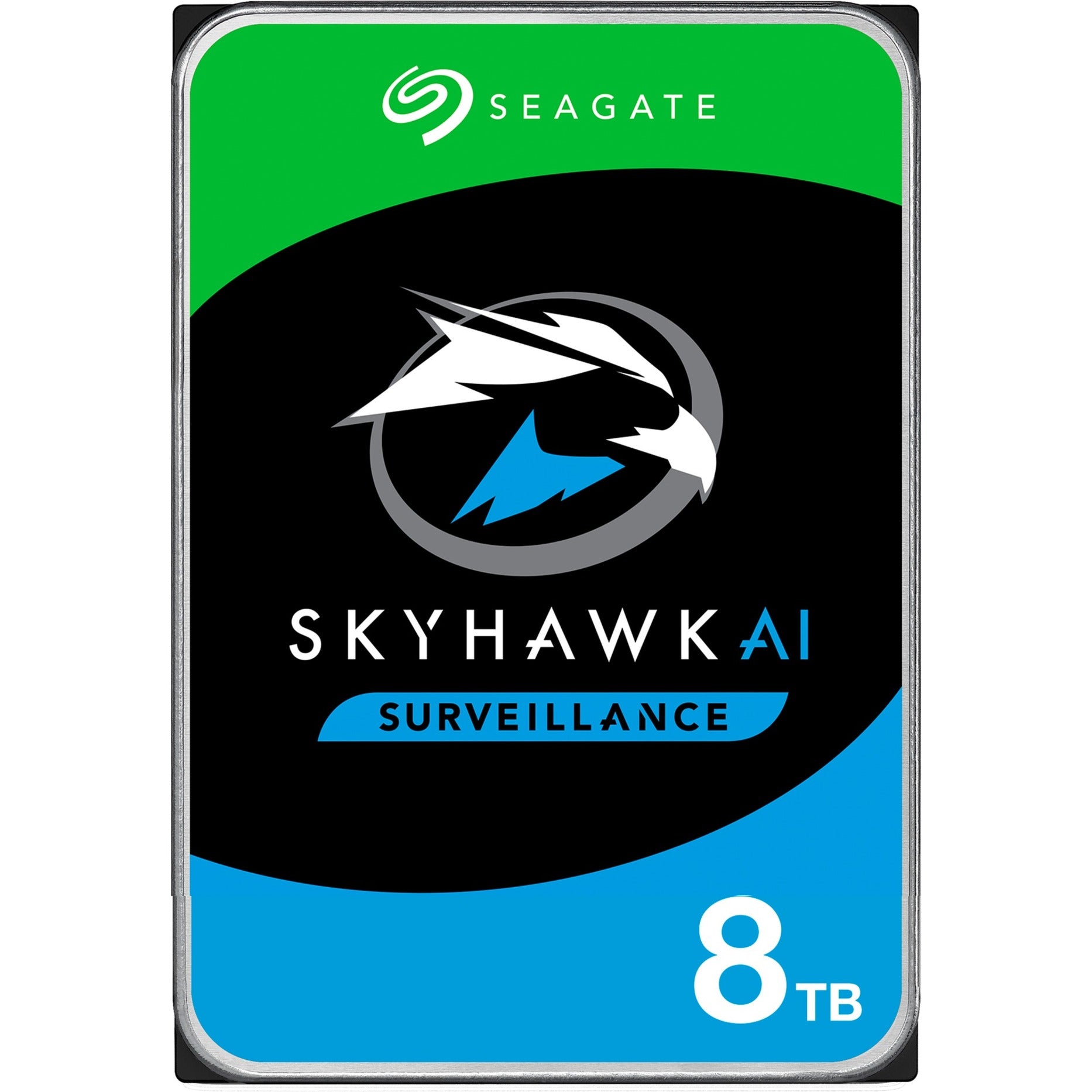 Seagate skyhawk ai, 8 tb harde schijf (st8000ve001, sata 600)