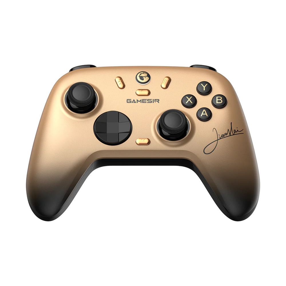 Gamesir nova 2 lite multiplatform wireless game controller champion-editie (goud zwart, switch, pc, android en ios, bluetooth 2.4 ghz usb)