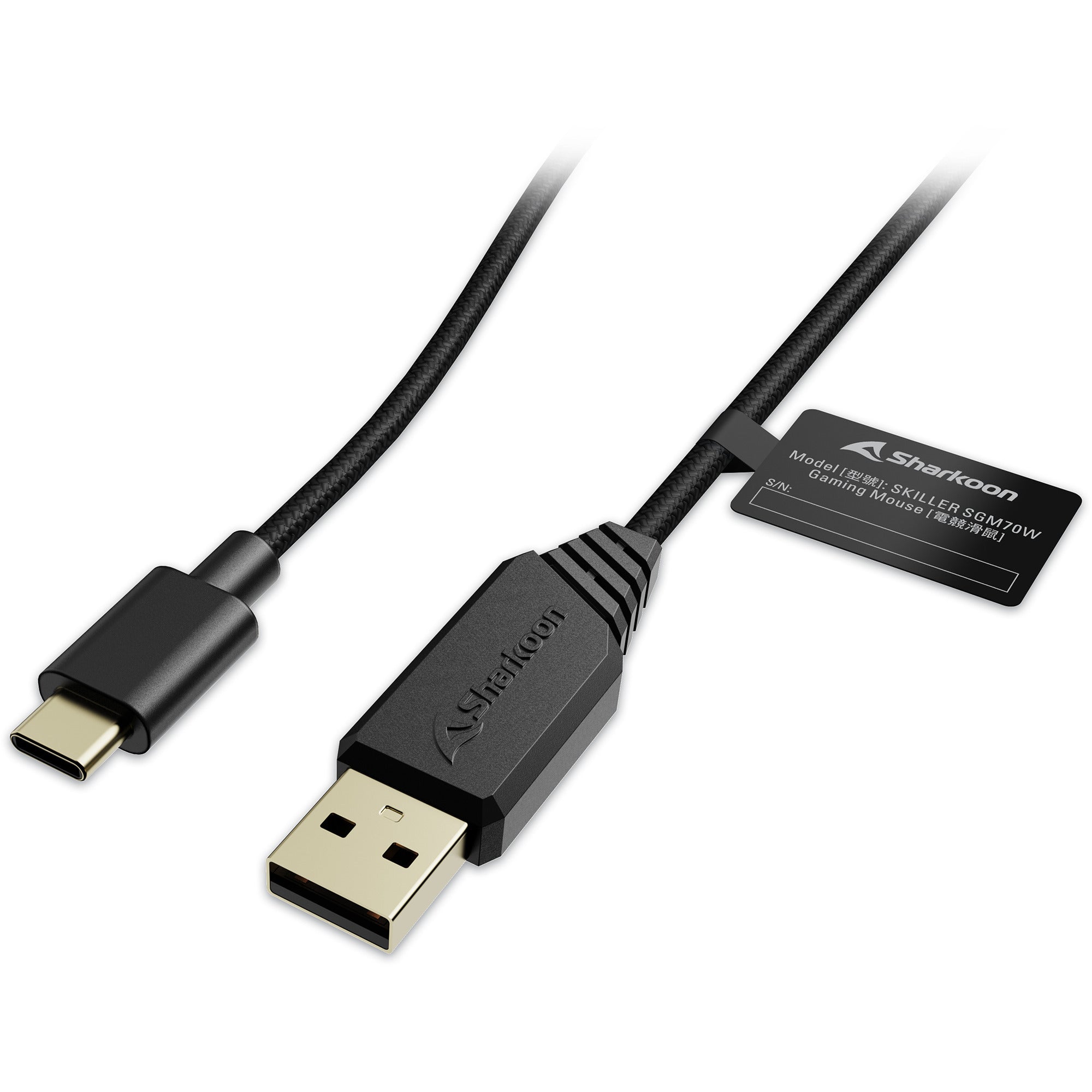 Sharkoon skiller sgm70w gaming muis (zwart, 400 - 26.000 dpi)