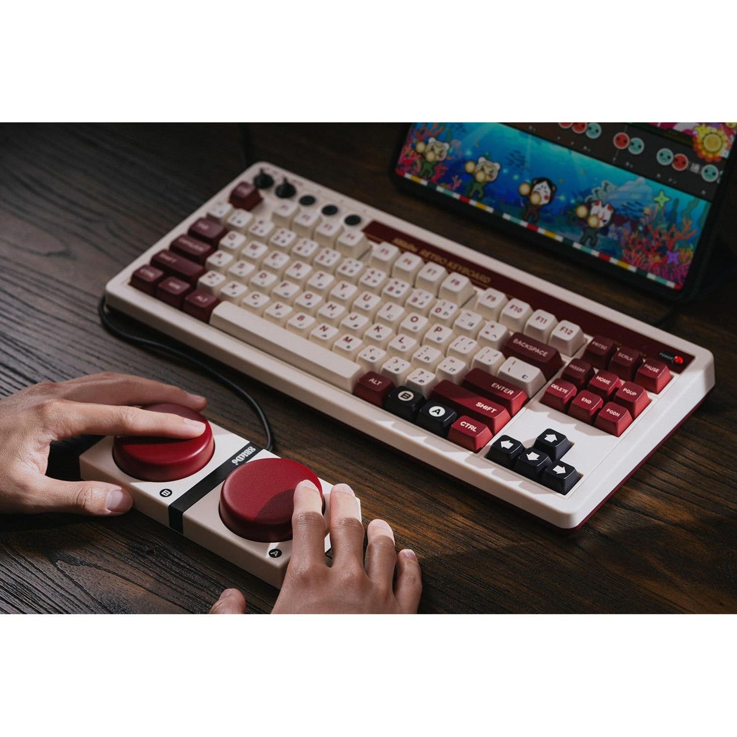 8BitDo Retro Mechanisch Toetsenbord Fami Edition