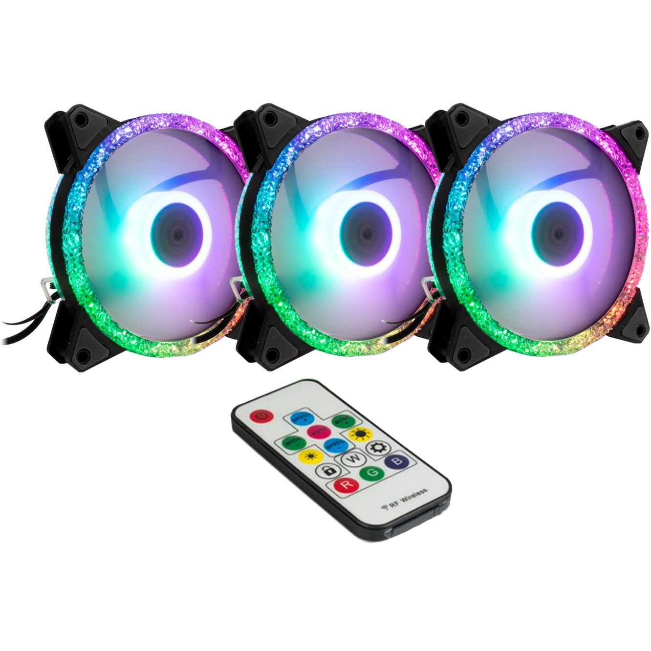 Inter-Tech Inter-Tech Argus RS-07 RGB-set 120x120x25