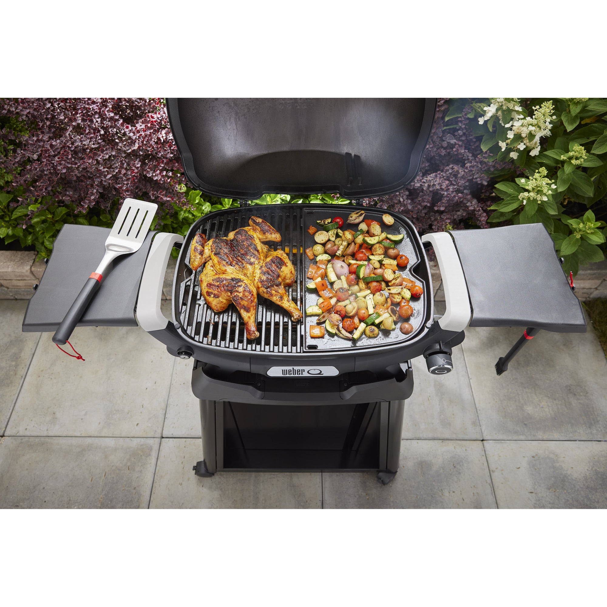 Weber halve planca voor q 2100n, q 2200n en q 2800n+ grillplaat (zwart)